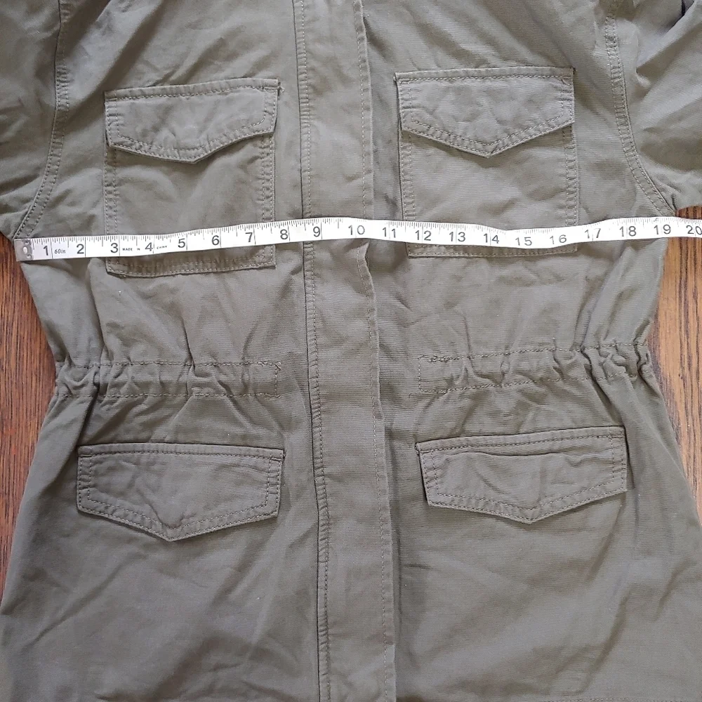 Universal Thread Olive Green Anorak Utility Jacket Size Women's XS Like NEW